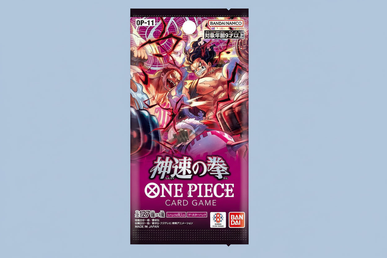 ONE PIECE CARD GAME # OP-11 - FIST OF DIVINE SPEED - PAQUET INDIVIDUEL (JAPONAIS)