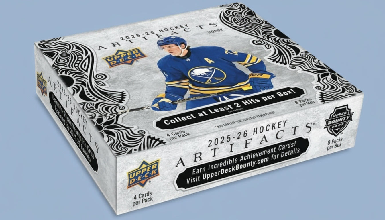 HOCKEY UPPER DECK – ARTIFACTS 2025-2026 – BOÎTE (Anglais)