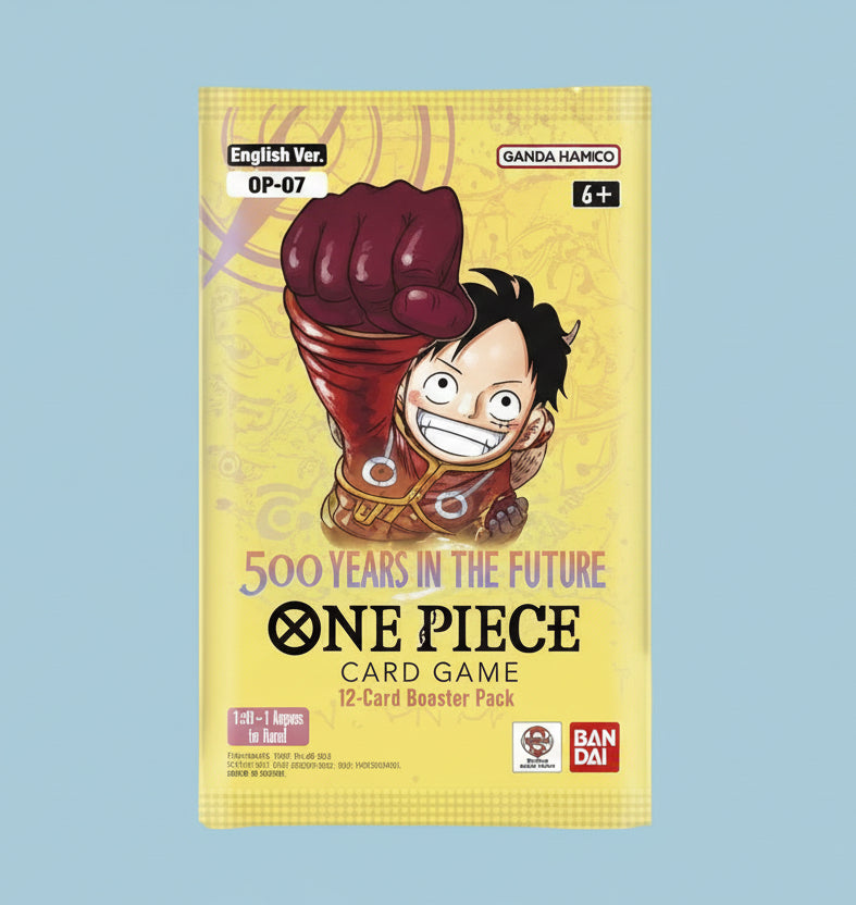 ONE PIECE CARD GAME # OP-07 - 500 YEARS IN THE FUTURE OP-07- PAQUET INDIVIDUEL (ANGLAIS)