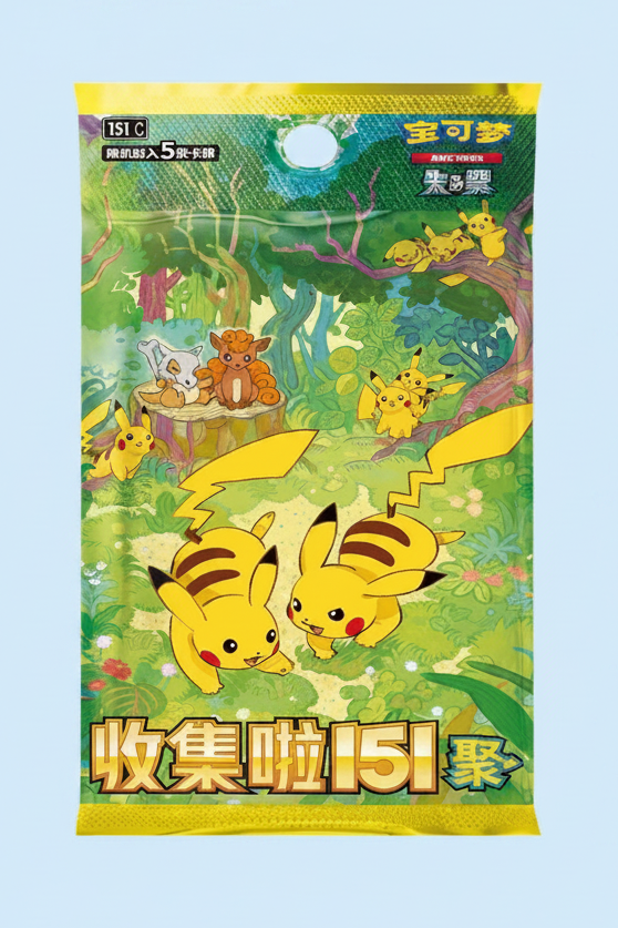POKEMON - 151 GATHERING SLIM - PAQUET INDIVIDUEL (CHINOIS)