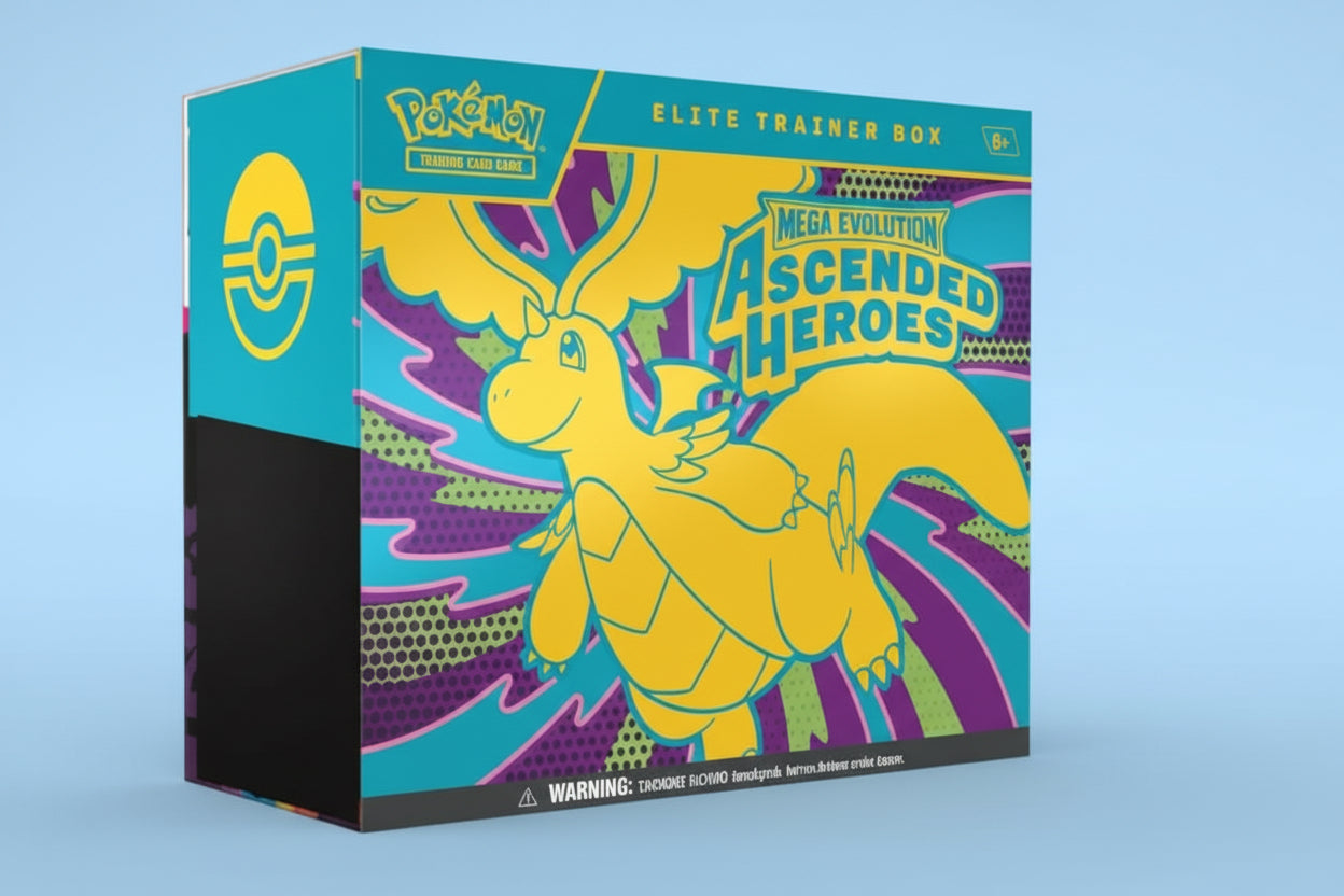 POKEMON MEGA EVOLUTION - ASCENDED HEROES -ELITE TRAINER BOX (ANGLAIS)