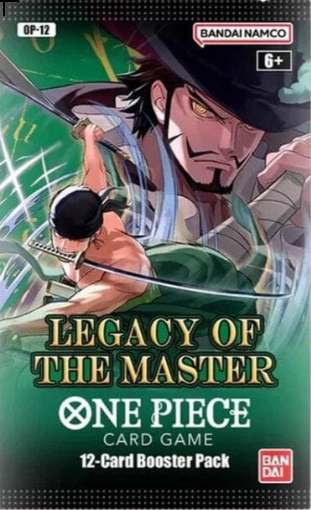 ONE PIECE CARD GAME  # OP-12  -  LEGACY OF THE MASTER - PAQUET INDIVIDUEL (ANGLAIS)