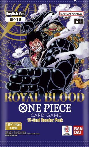 ONE PIECE CARD GAME  # OP-10 - ROYAL BLOOD - PAQUET INDIVIDUEL (ANGLAIS)