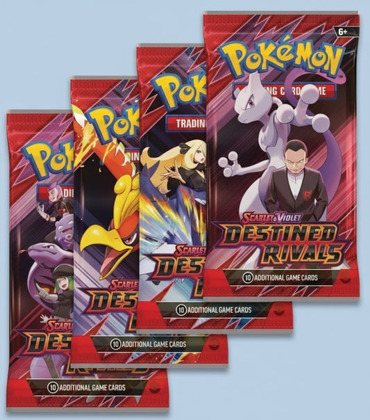 POKEMON SCARLET & VIOLET - DESTINED RIVALS - PAQUET BOOSTER (ANGLAIS)