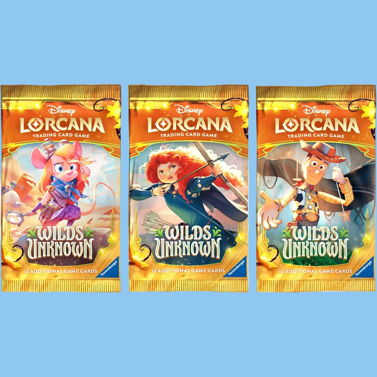 DISNEY LORCANA WILDS UNKNOWN BOOSTER PACK (ANGLAIS)