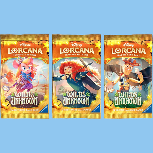 DISNEY LORCANA WILDS UNKNOWN BOOSTER PACK (ANGLAIS)