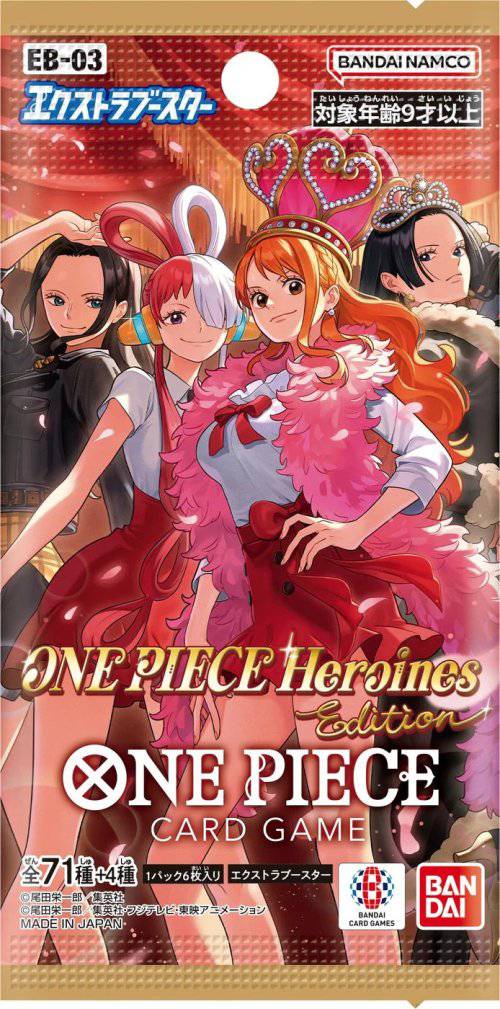 ONE PIECE CARD GAME  # EB-03 HÉROÏNES - PAQUET INDIVIDUEL (JAPONAIS)