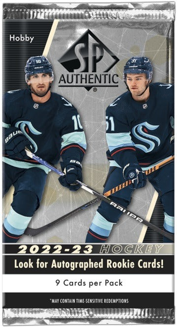 HOCKEY UPPER DECK – SP AUTHENTIC 2022-2023 – PAQUET INDIVIDUEL (Anglais)