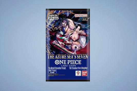 ONE PIECE CARD GAME  # OP-14 THE AZURE SEA'S SEVEN- BOOSTER PACKS (ANGLAIS)