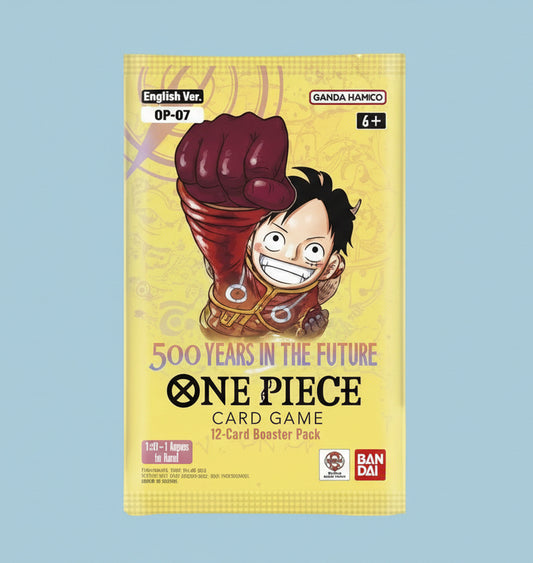 ONE PIECE CARD GAME  # OP-07 -  500 YEARS IN THE FUTURE OP-07- PAQUET INDIVIDUEL (ANGLAIS)