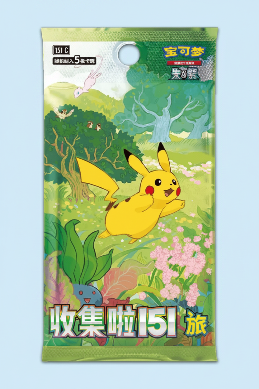 POKEMON  -  151 JOURNEY SLIM - PAQUET INDIVIDUEL (CHINOIS)