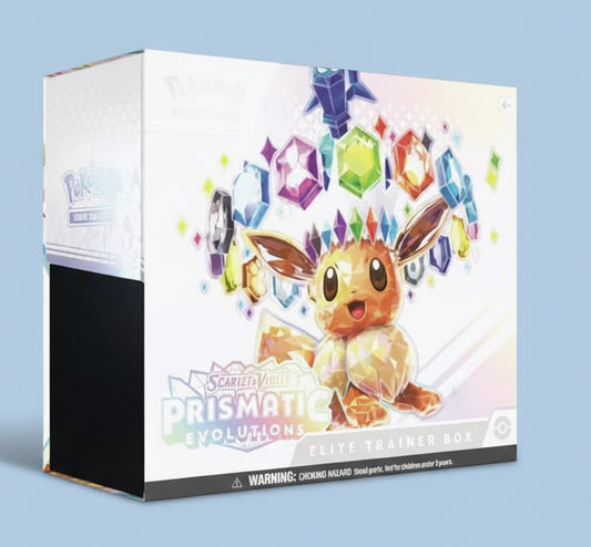 POKEMON SCARLET & VIOLET -PRISMATIC EVOLUTION - ELITE TRAINER BOX (ANGLAIS)
