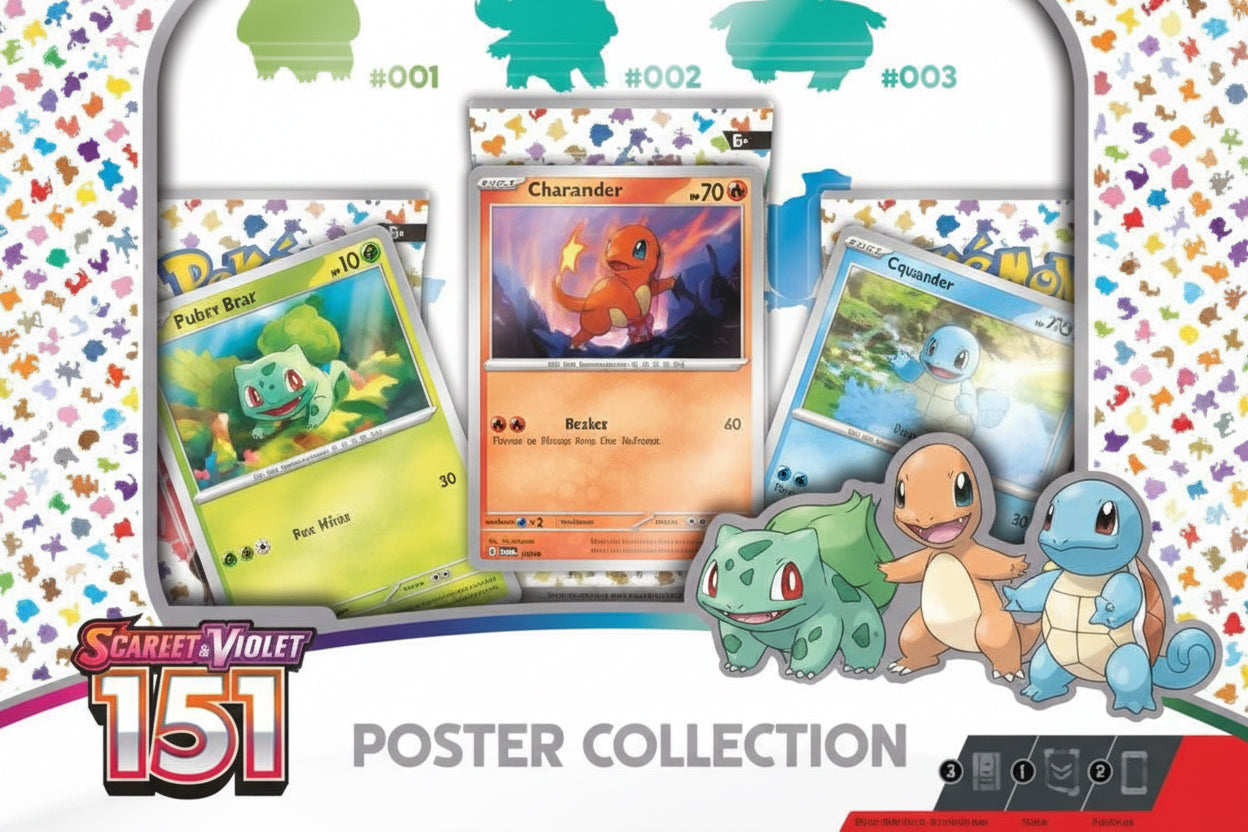 POKEMON SCARLET & VIOLET - 151 - POSTER COLLECTION (ANGLAIS)