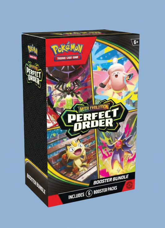 POKEMON MEGA EVOLUTION -PERFECT ORDER - BOOSTER BUNDLE (ANGLAIS)