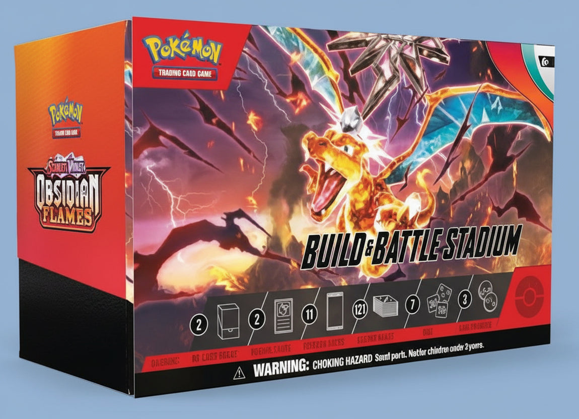 POKEMON SCARLET & VIOLET -Obsidian Flames Build & Battle Stadium  (ANGLAIS)