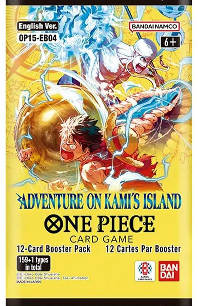 ONE PIECE CARD GAME  # OP-15 - ADVENTURE ON KAMI’S ISLAND  - PAQUET INDIVIDUEL (ANGLAIS)