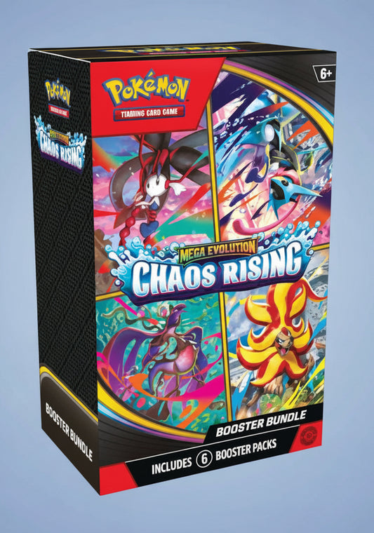 POKEMON MEGA EVOLUTION - CHAOS RISING -BOOSTER BUNDLE (ANGLAIS)