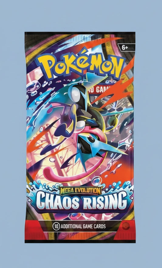 POKEMON MEGA EVOLUTION - CHAOS RISING -BOOSTER PACK (ANGLAIS)
