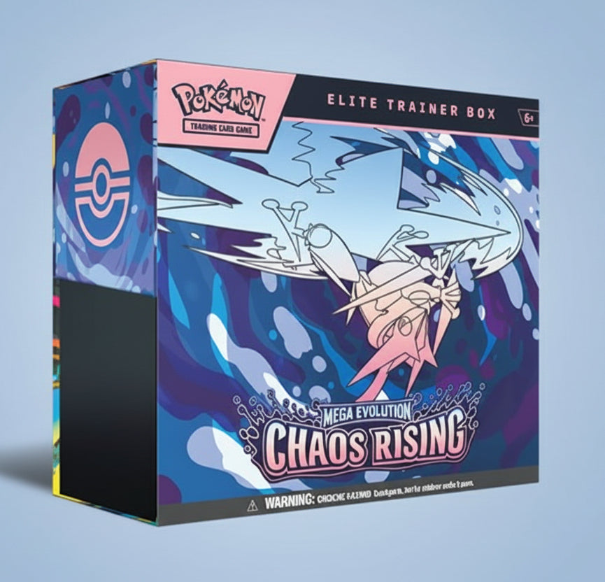 POKEMON MEGA EVOLUTION - CHAOS RISING -ELITE TRAINER BOX (ANGLAIS)
