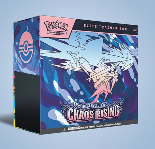 POKEMON MEGA EVOLUTION - CHAOS RISING -ELITE TRAINER BOX (ANGLAIS)