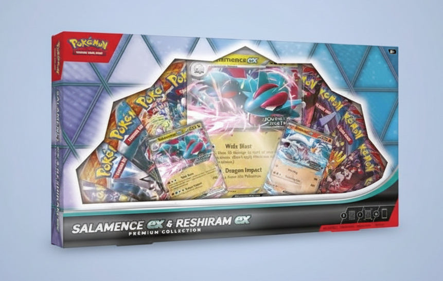 SALAMENCE & RESHIRAM EX PREMIUM COLLECTION (ANGLAIS)