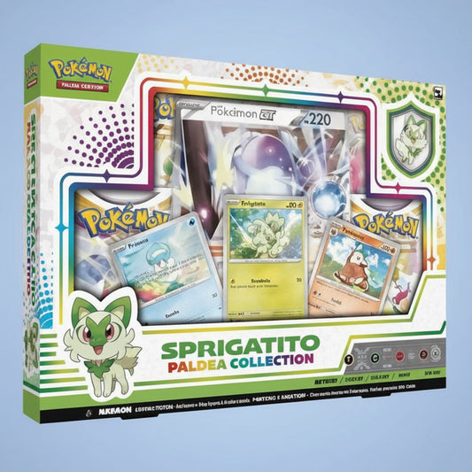 POKEMON SWORD & SHIELD -SPRIGATITO PALDEA COLLECTION (ANGLAIS) (Copie)