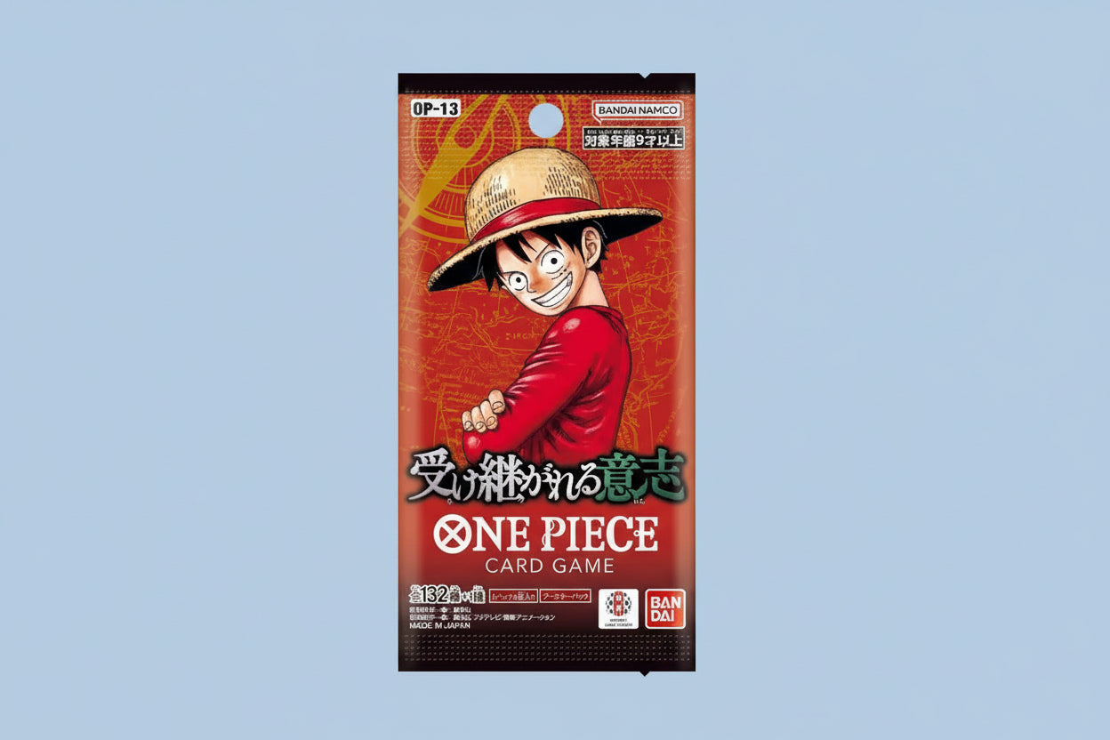 ONE PIECE CARD GAME  # OP-13 - CARRYING ON HIS WILL  - PAQUET INDIVIDUEL (JAPONAIS)