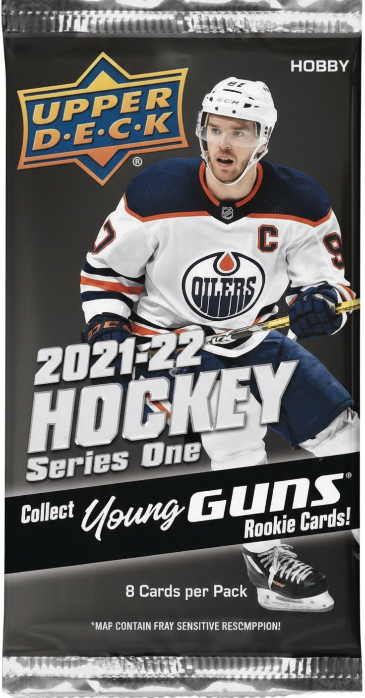 HOCKEY UPPER DECK – Serie 1 2021-2022 – PAQUET HOBBY (1) (Anglais)