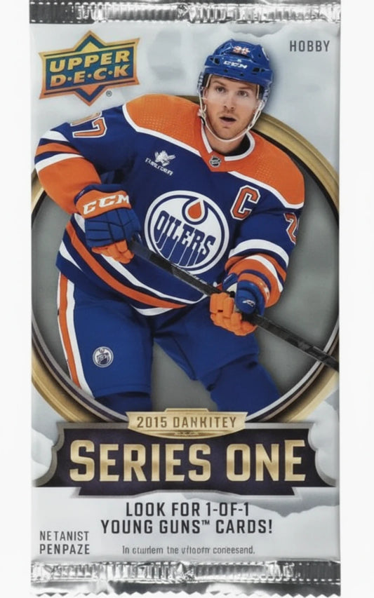 HOCKEY UPPER DECK – SÉRIE 1 2025-2026 Paquet Hobby (1) (ANGLAIS)